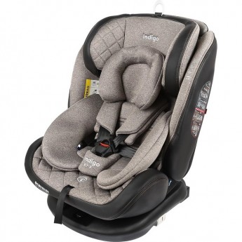 Автокресло INDIGO AERO ISOFIX ST-3 группа 0+1+2+3 0-36 кг бежевый лен