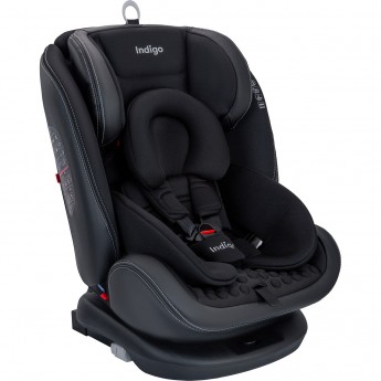 Автокресло INDIGO AERO PRO Isofix черный-белый