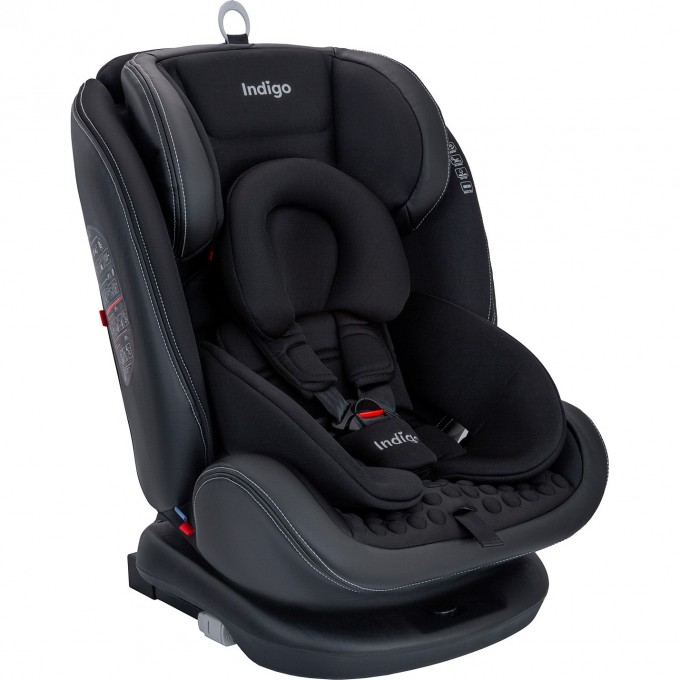 Автокресло INDIGO AERO PRO Isofix черный-белый 4627183287361