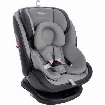 Автокресло INDIGO AERO PRO Isofix серый