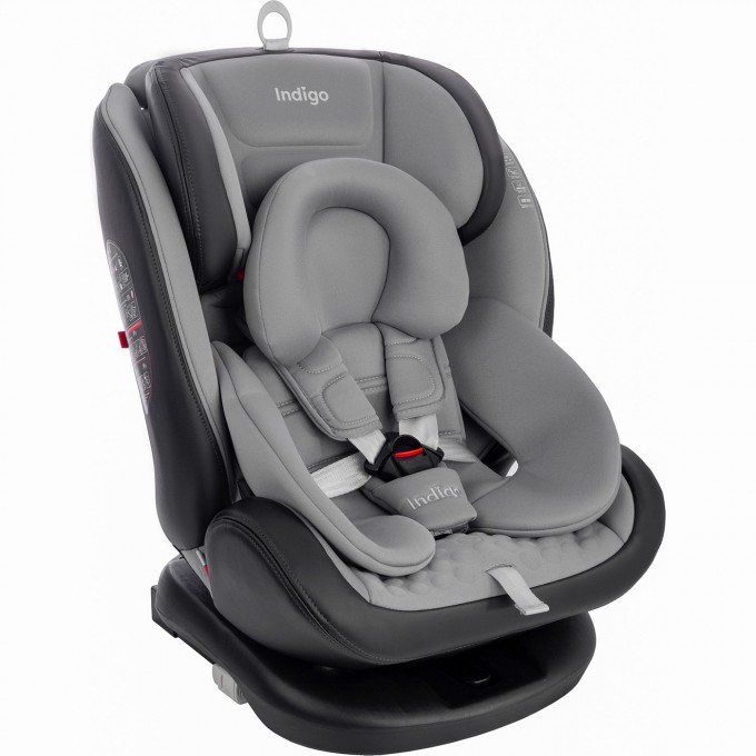 Автокресло INDIGO AERO PRO Isofix серый 4627183287347