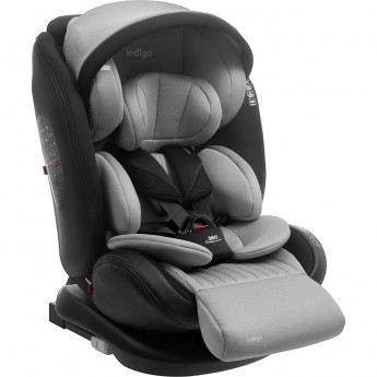 Автокресло INDIGO MAX-X ISOFIX 0+1+2+3 (0-36 кг) / серый