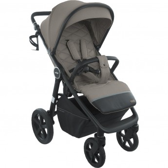 Коляска прогулочная INDIGO BABY CORSA всесезонная складная, бежевый