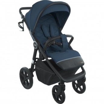 Коляска прогулочная INDIGO BABY CORSA всесезонная складная, синий