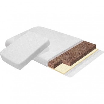 Матрас трансформер INDIGO COIR JUNIOR с доп.блоком, стеганая микрофибра (60*120*8+50*60*8)